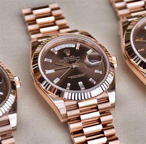 rolex rose gold.